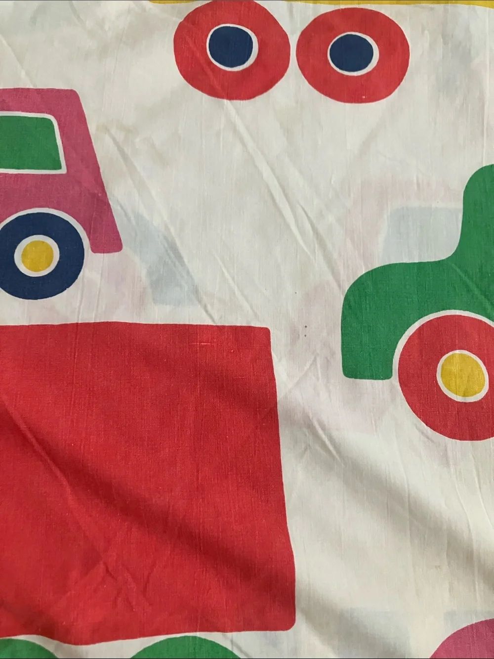 Marimekko vintage 70s Kids cars and trucks Duvet Cover Bo boo Dan Rivers twin